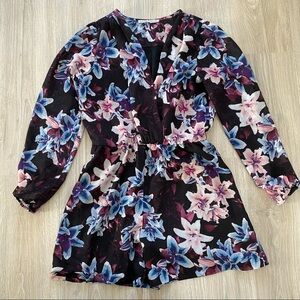 NWOT Maggy London Long Sleeve Romper Playsuit Sz 6